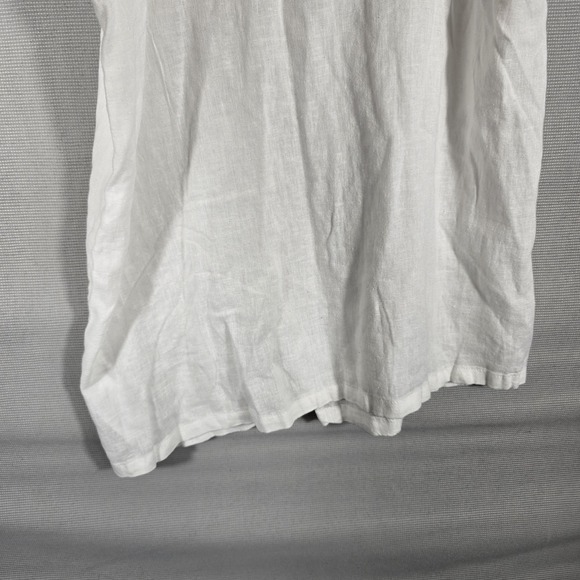 NWT Haute Hippie Linen Blend Wide Leg Jumpsuit L White Resort Summer Beachwear - Picture 5 of 12